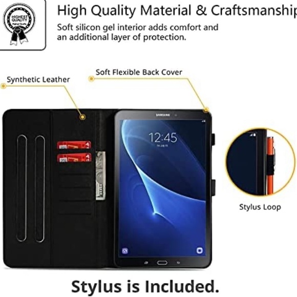 Case for Samsung Galaxy Tab A 10.1 inch 2016 Tablet‎ - Picture 4 of 9